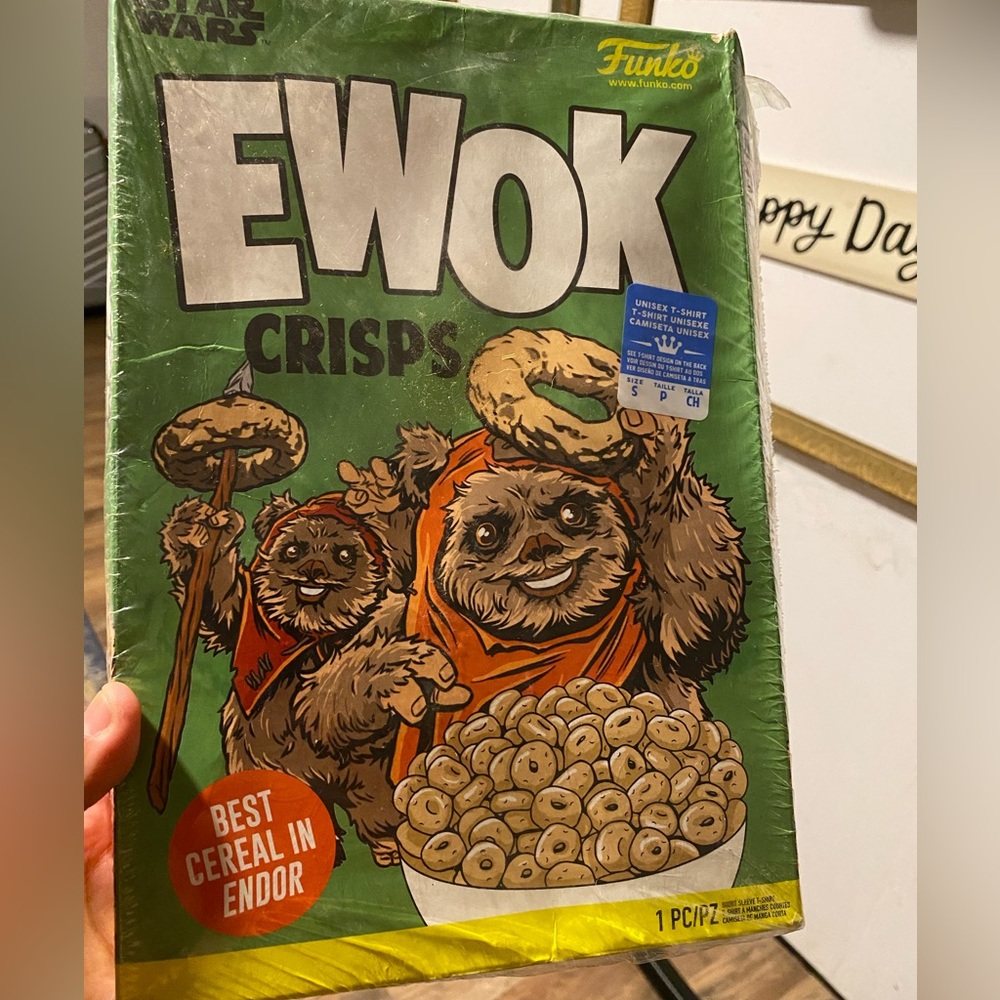 Ewok crisps cereal shirt